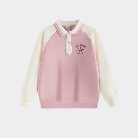 Áo Phông Dài Tay Thời Trang Bé Gái Anta Kids 362547730U-3