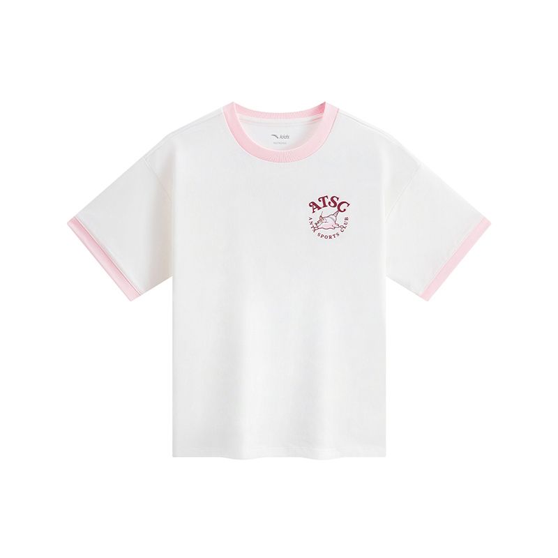 Áo Phông Ngắn Tay Bé Gái Anta Kids Lifestyle 3625B8104-1