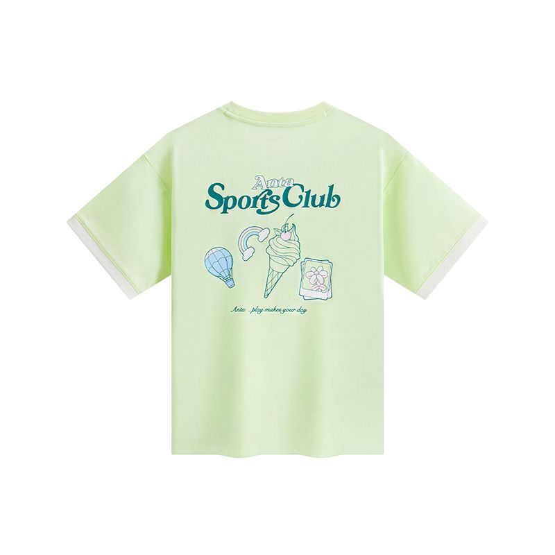 Áo Phông Ngắn Tay Bé Gái Anta Kids Lifestyle 3625B8104-2