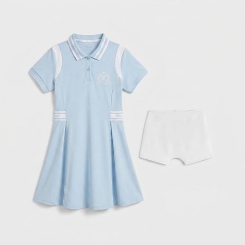 Váy Liền Thể Thao Bé Gái Anta Kids Tennis Culture 3625B8311-3
