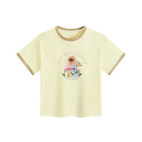 Áo Phông Ngắn Tay Thể Thao Bé Gái Anta Kids 3625C6107-3