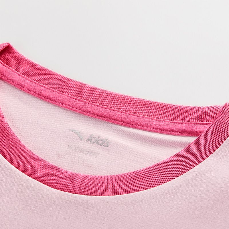 Áo Phông Ngắn Tay Thể Thao Thời Trang Bé Gái Anta Kids 3625C8102-3