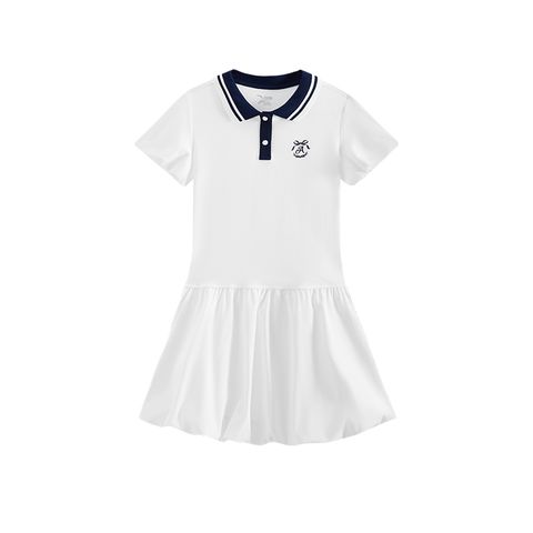 Váy Liền Thời Trang Bé Gái Anta Kids Pink Line 3625C8304-1