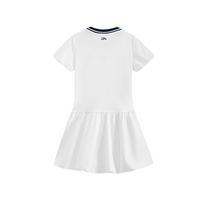 Váy Liền Thời Trang Bé Gái Anta Kids Pink Line 3625C8304-1