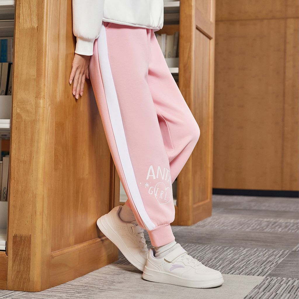 Quần Dài Thể Thao Bé Gái Anta Kids 3625C8705-1