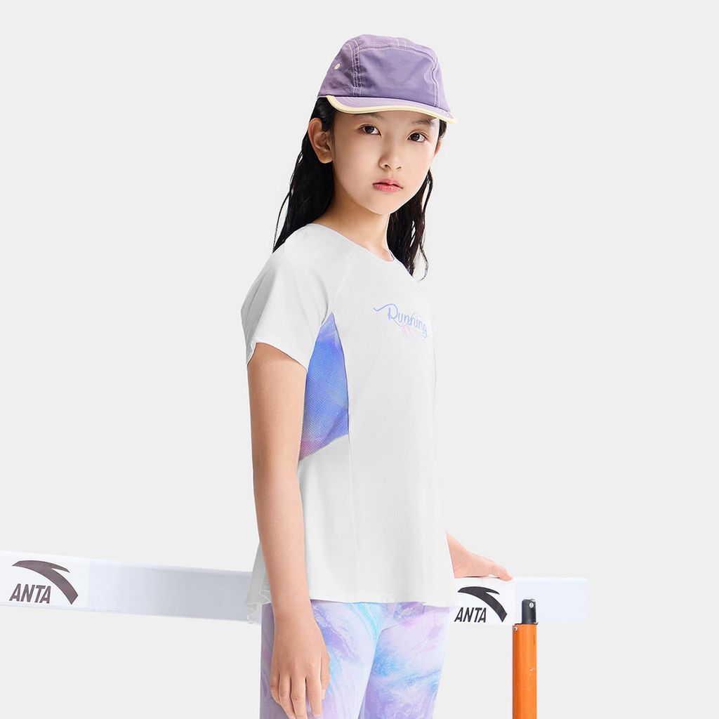 Áo Thun Thời Trang Thể Thao Bé Gái Anta Kids 3626B5111-1
