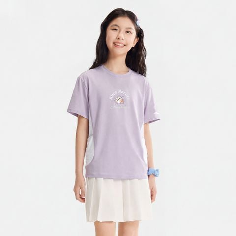Áo Phông Ngắn Tay Thời Trang Bé Gái Anta Kids 3626B6107-3