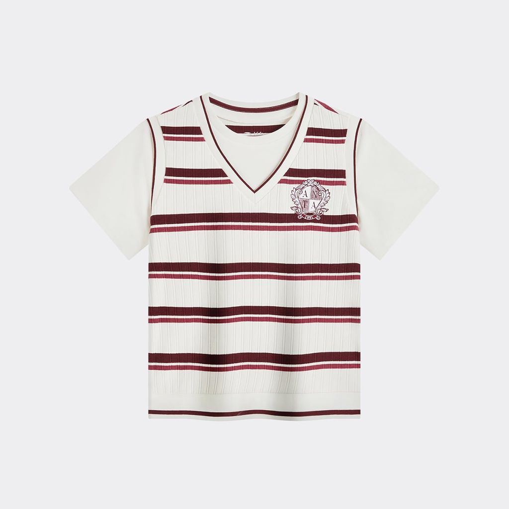 Áo Thun Thời Trang Bé Gái Elite Culture Anta Kids 3626C8110-4