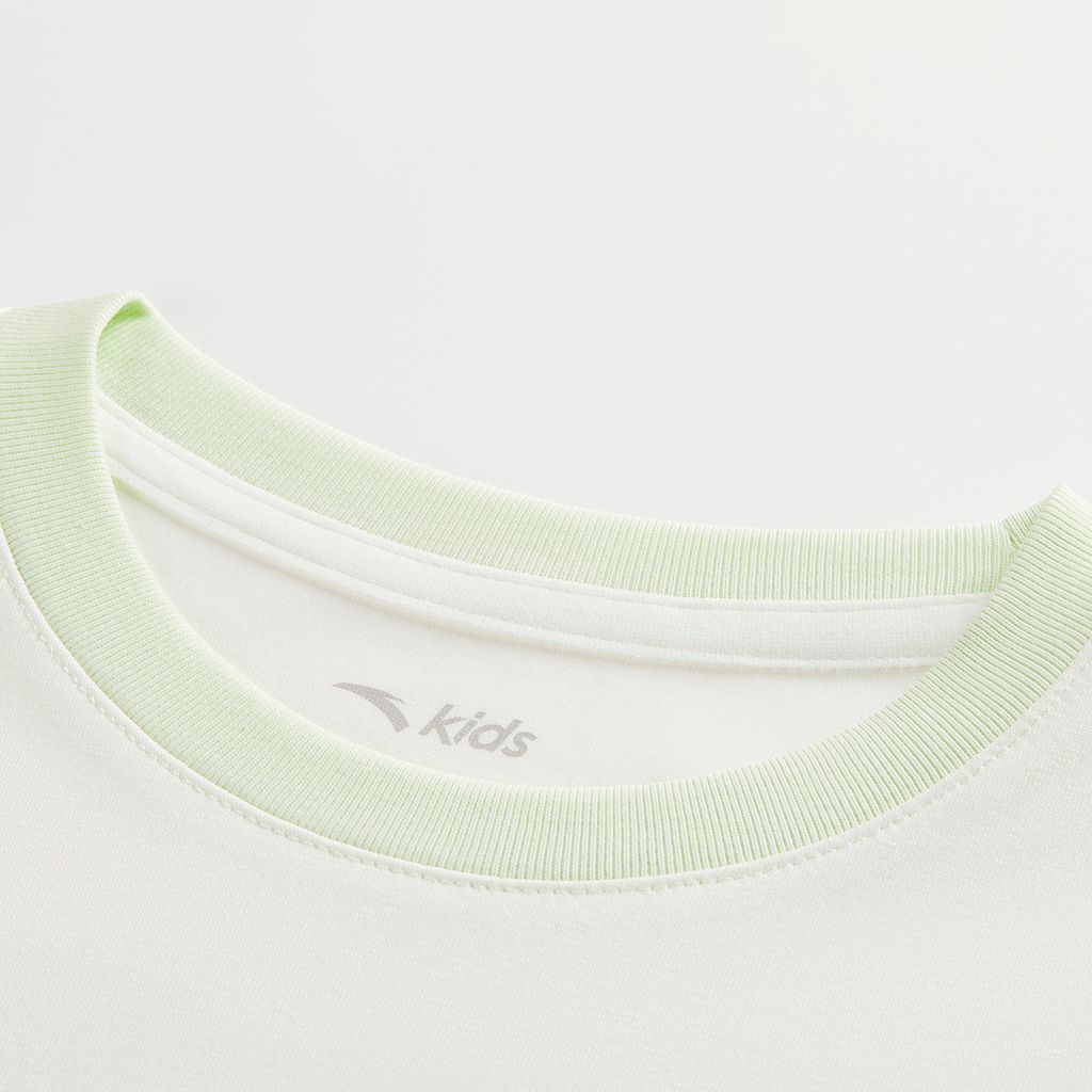 Áo Thun Ngắn Tay Thời Trang Bé Gái Anta Kids 3626C9101-1