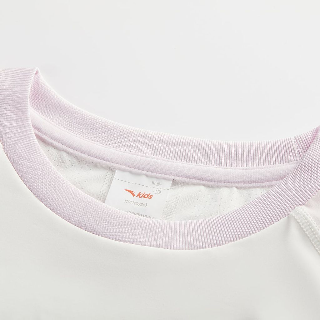 Áo Thun Thể Thao Bé Gái Anta Kids 3726B9124U-3