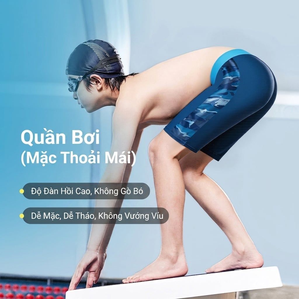 Quần Bơi Thể Thao Bé Trai ANTA KIDS 3826332458-1