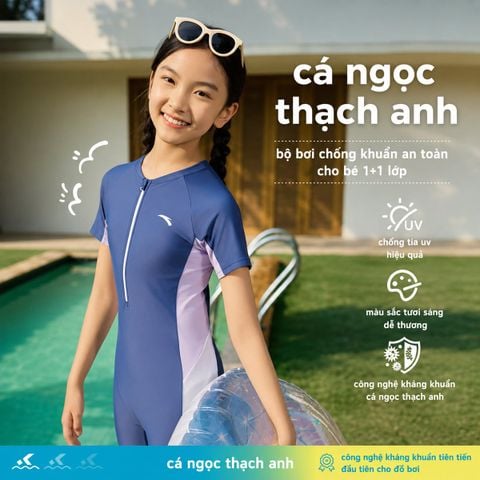 Bộ Đồ Bơi Liền Thân Bé Gái ANTA Kids 3826332460-1