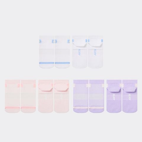 Set 3 Đôi Tất Cổ Thấp Bé Gái Anta Kids 3926B8371-5
