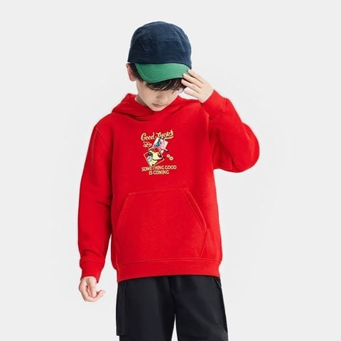 Áo Hoodie Thời Trang Bé Trai Anta Kids CNY 3526A8607-2