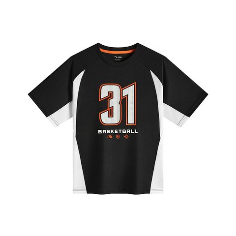 Áo Phông Ngắn Tay Bé Trai Anta Kids Basketball 3525B1101-2