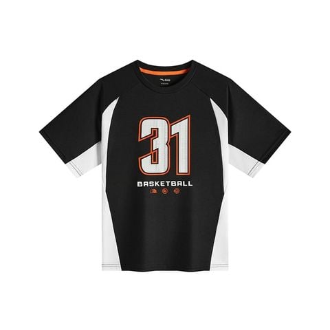 Áo Phông Ngắn Tay Bé Trai Anta Kids Basketball 3525B1101-2