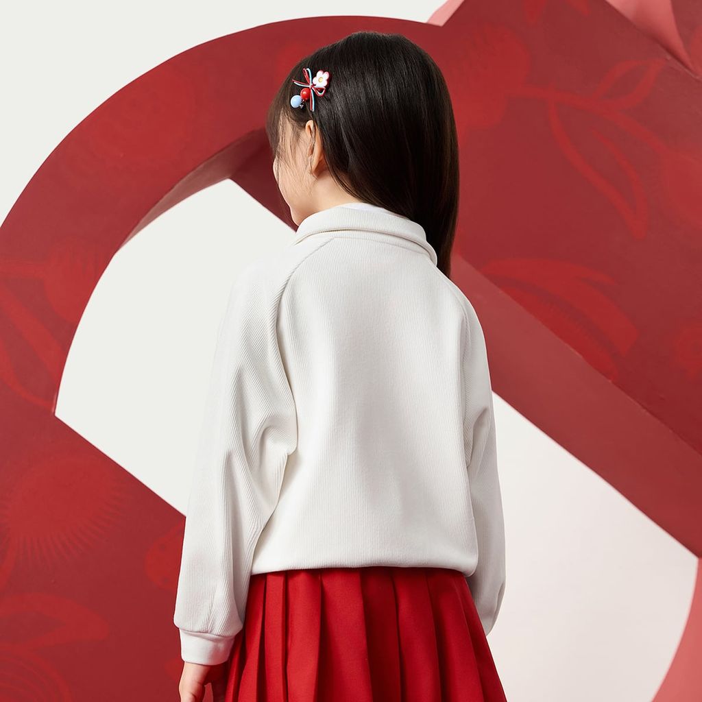 Áo Sweater Thời Trang Bé Gái Anta Kids 3626A9749-3