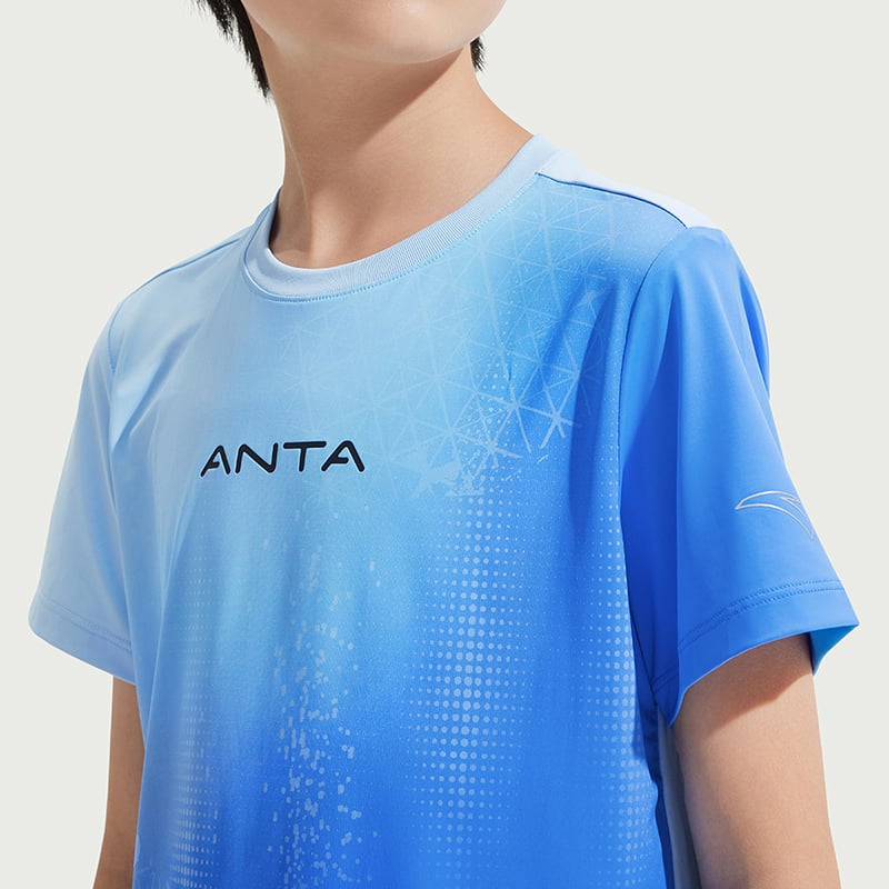 Áo Phông Ngắn Tay Bé Trai Anta Kids Running 3525B5103-3