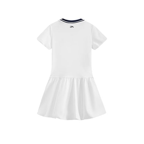 Váy Liền Thời Trang Bé Gái Anta Kids Pink Line 3625C8304-1