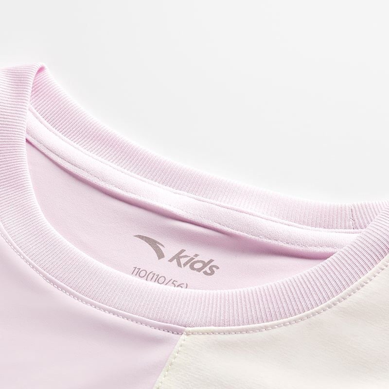 Áo Phông Ngắn Tay Thể Thao Bé Gái Anta Kids 3625C9104-2