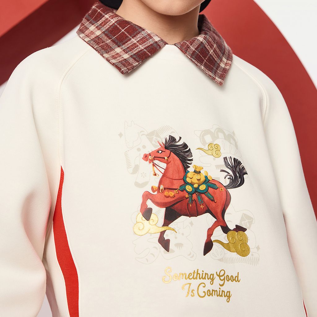 Áo Sweater Thể Thao Bé Trai Anta Kids 3526A8725-2