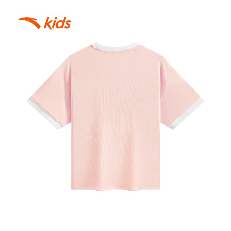 Áo Phông Thể Thao Bé Gái Anta Kids 3625C6107-2