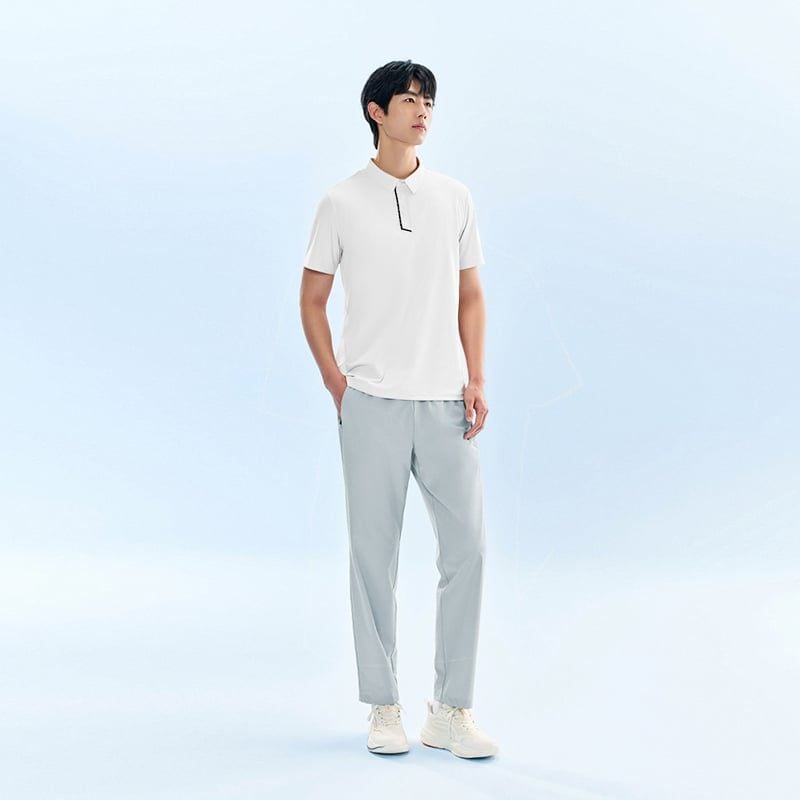 Áo Polo Thể Thao Nam Lycra Ice Silk ANTA 9526B7115-1