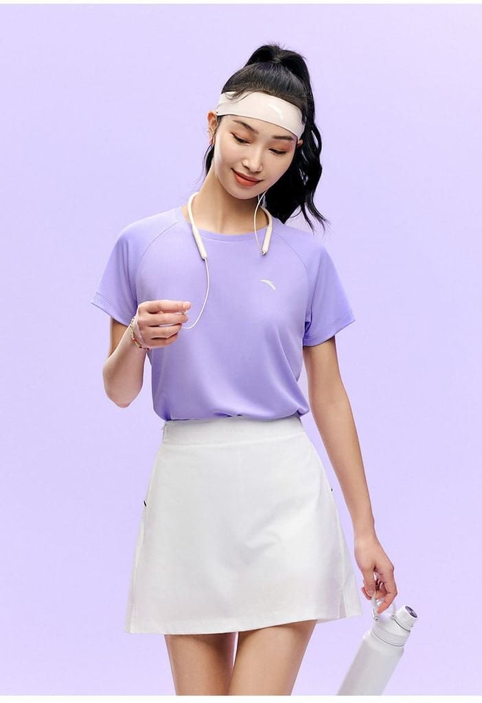 Áo Thun Ngắn Tay Thể Thao Nữ A-COOL I ANTA 9626B7116-3