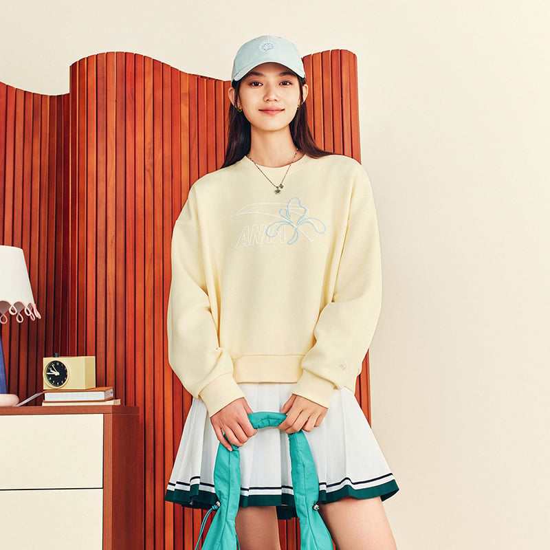 Áo Sweater Thời Trang Thể Thao Nữ ANTA 9626C8704-2