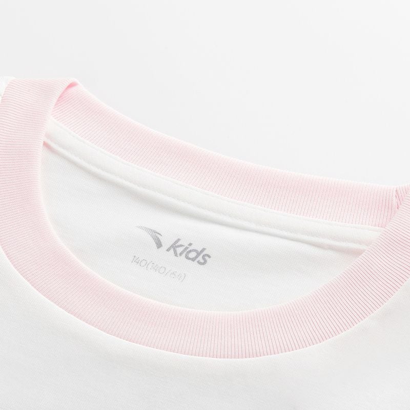 Áo Phông Ngắn Tay Bé Gái Anta Kids Lifestyle 3625B8104-1