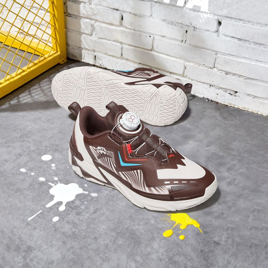 Giày Bóng Rổ Outdoor Thể Thao Bé Trai Size 33-39 Gyakuten PRO Anta Kids A12611104-4