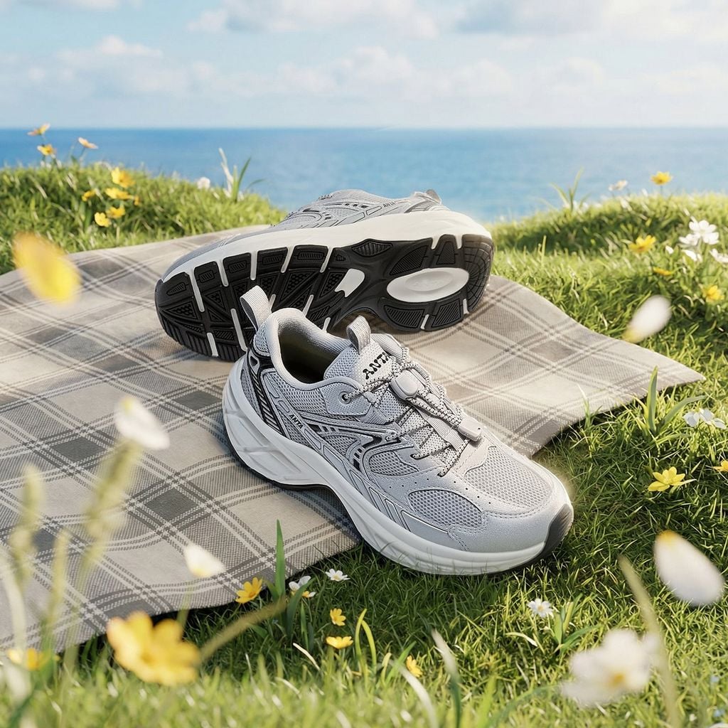 Giày Thể Thao Bé Trai Size 35-40 Outdoor Wilderness Anta Kids A12618809-2