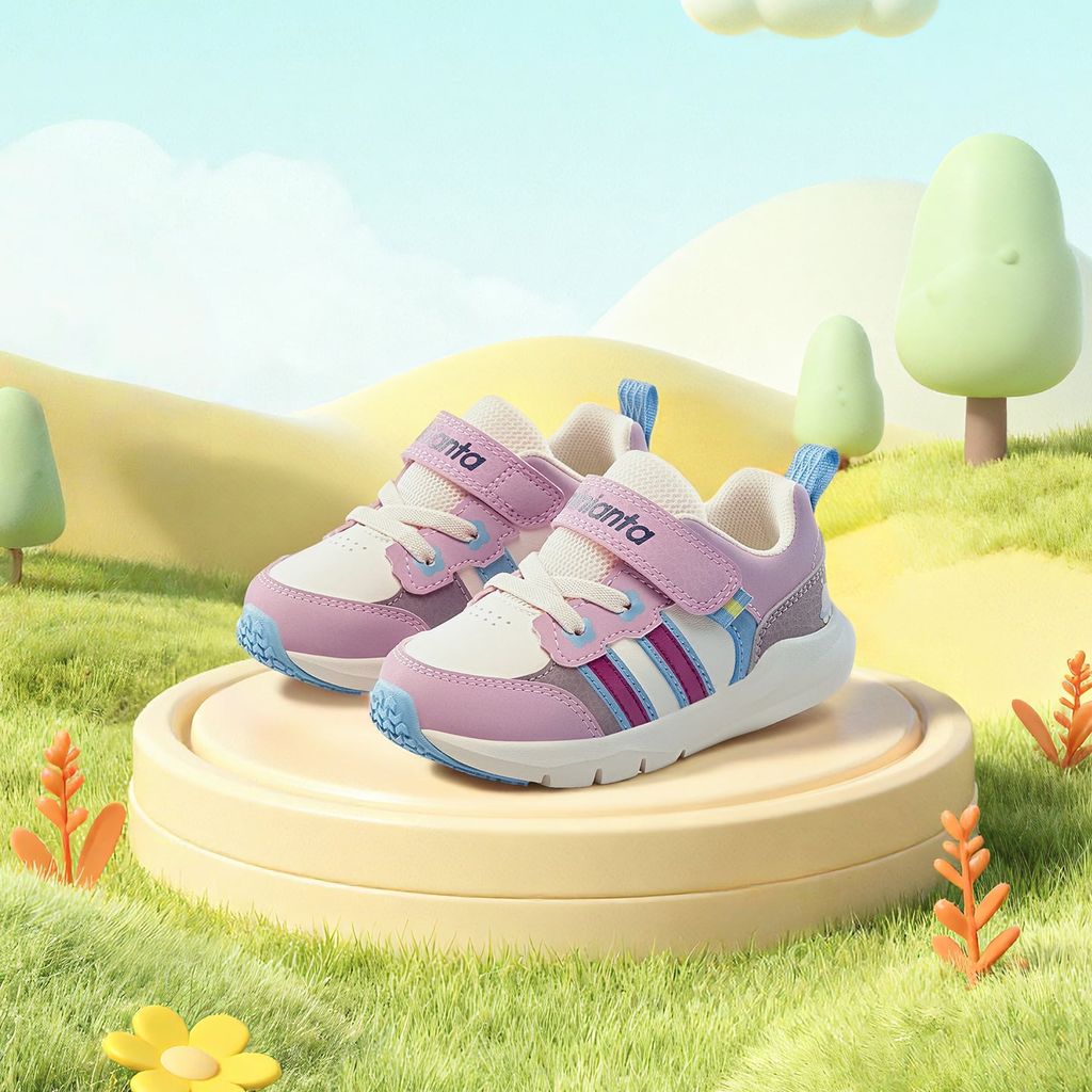 Giày Tập Đi Bé Gái Size 20-27 Anta Kids A22610015-1