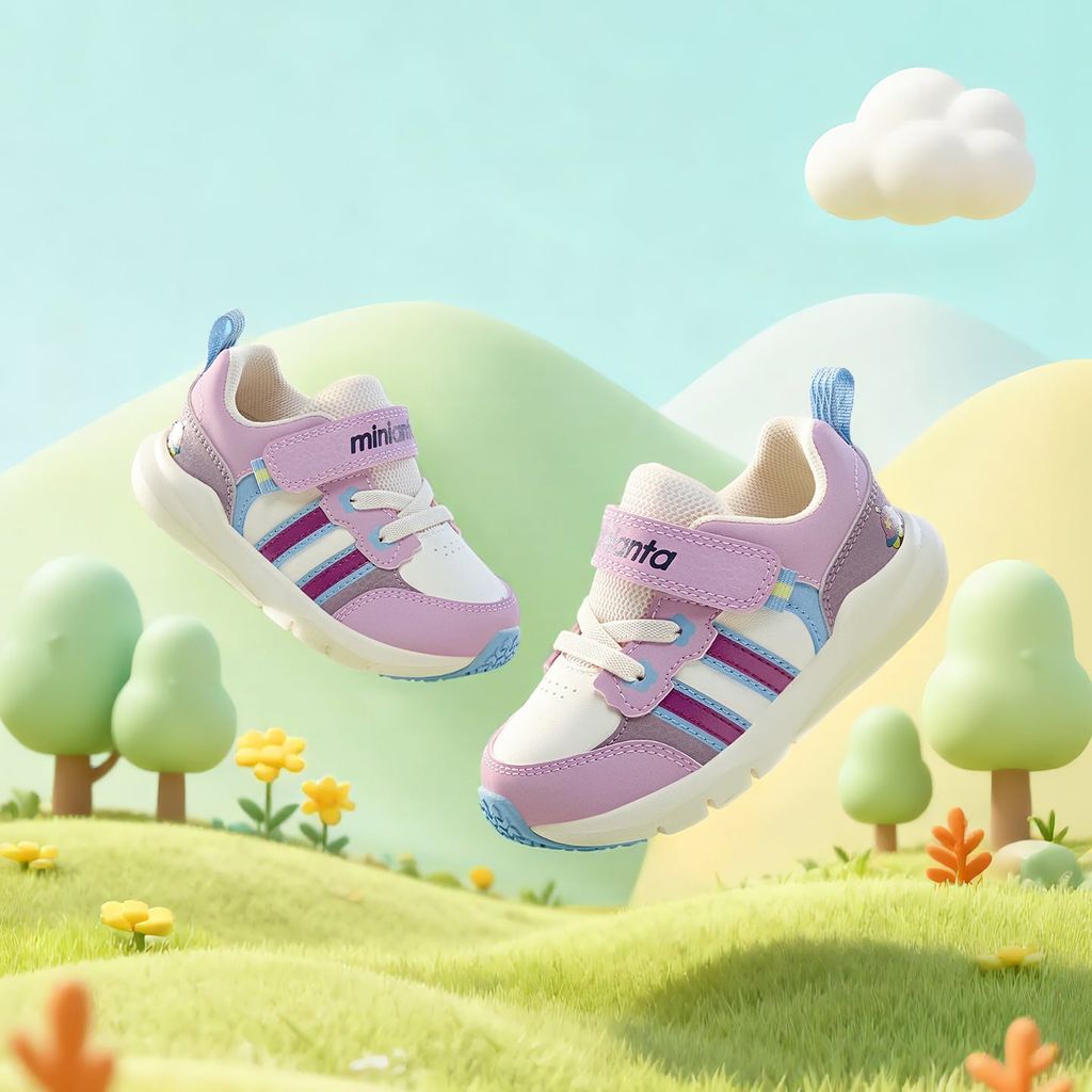 Giày Tập Đi Bé Gái Size 20-27 Anta Kids A22610015-1