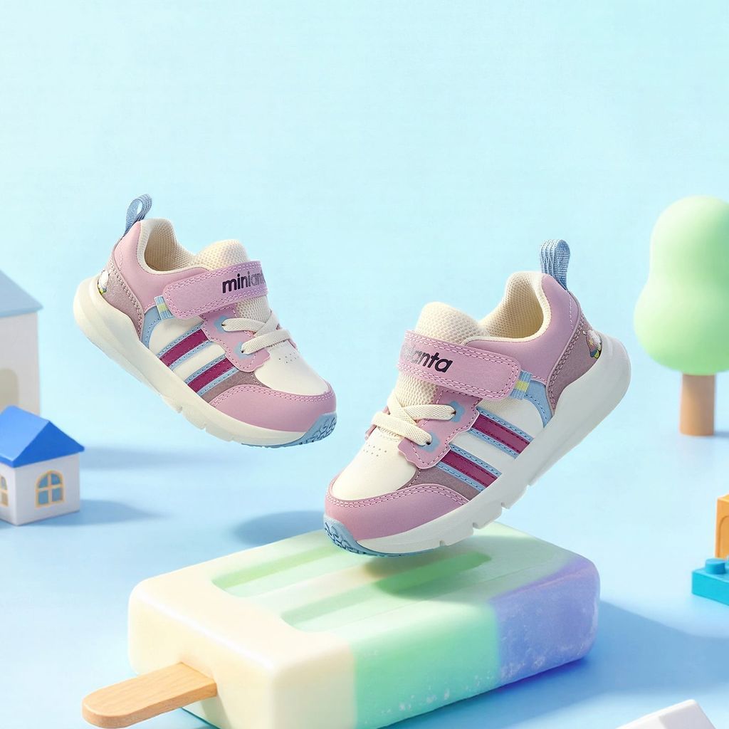 Giày Tập Đi Bé Gái Size 20-27 Anta Kids A22610015-1