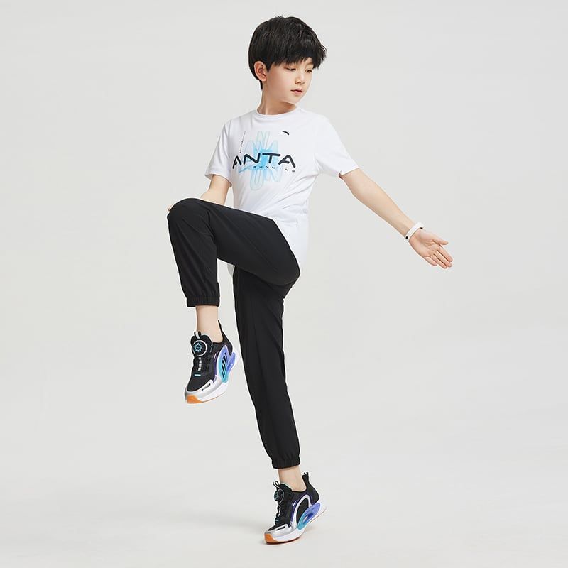 Áo Phông Ngắn Tay Thể Thao Thời Trang Bé Trai Anta Kids Running A3524B5105