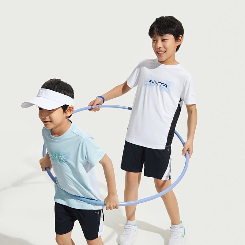 Bộ Quần Áo Thể Thao Bé Trai Anta Kids A525B7714-1