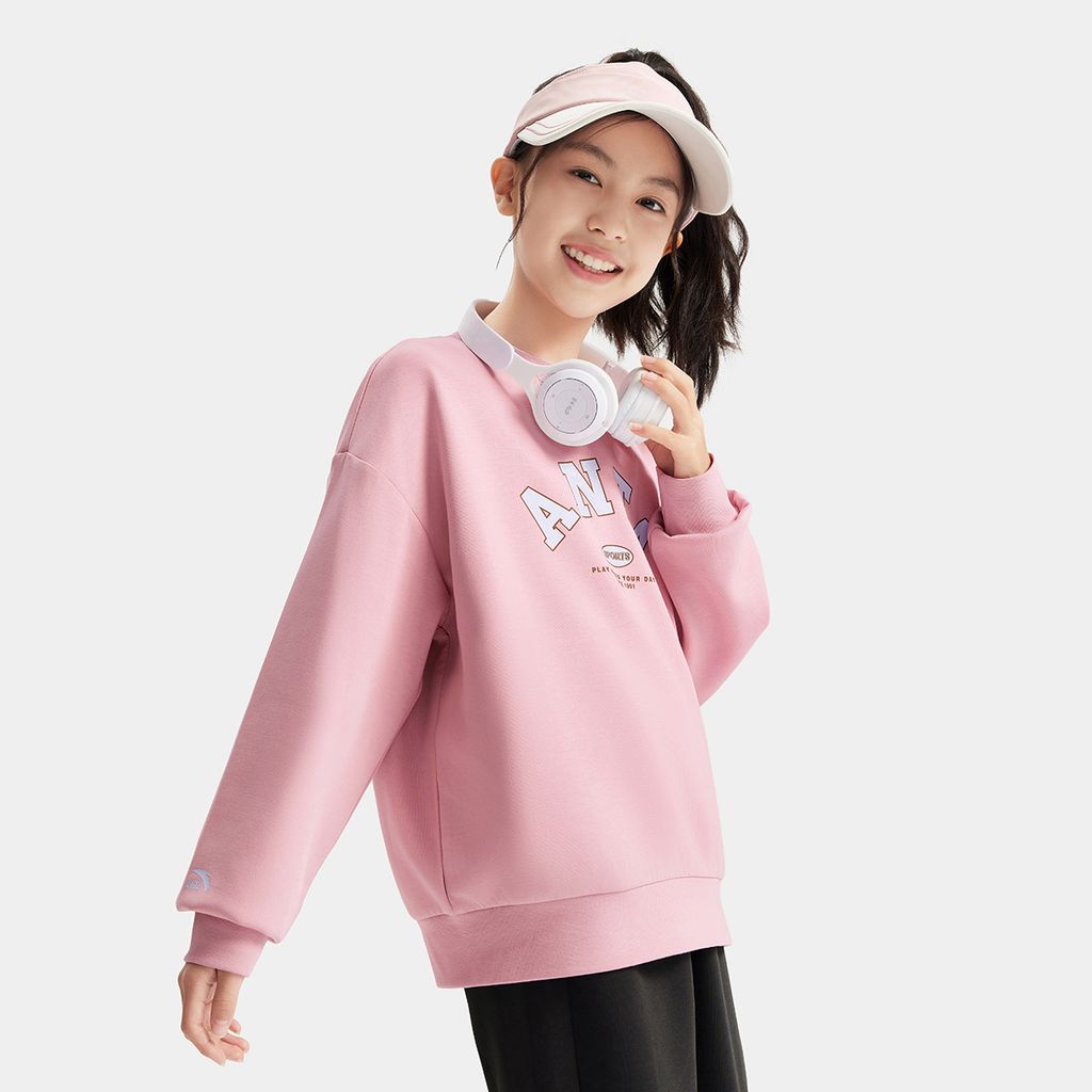 Áo Sweater Thời Trang Bé Gái Anta Kids A62537702-1