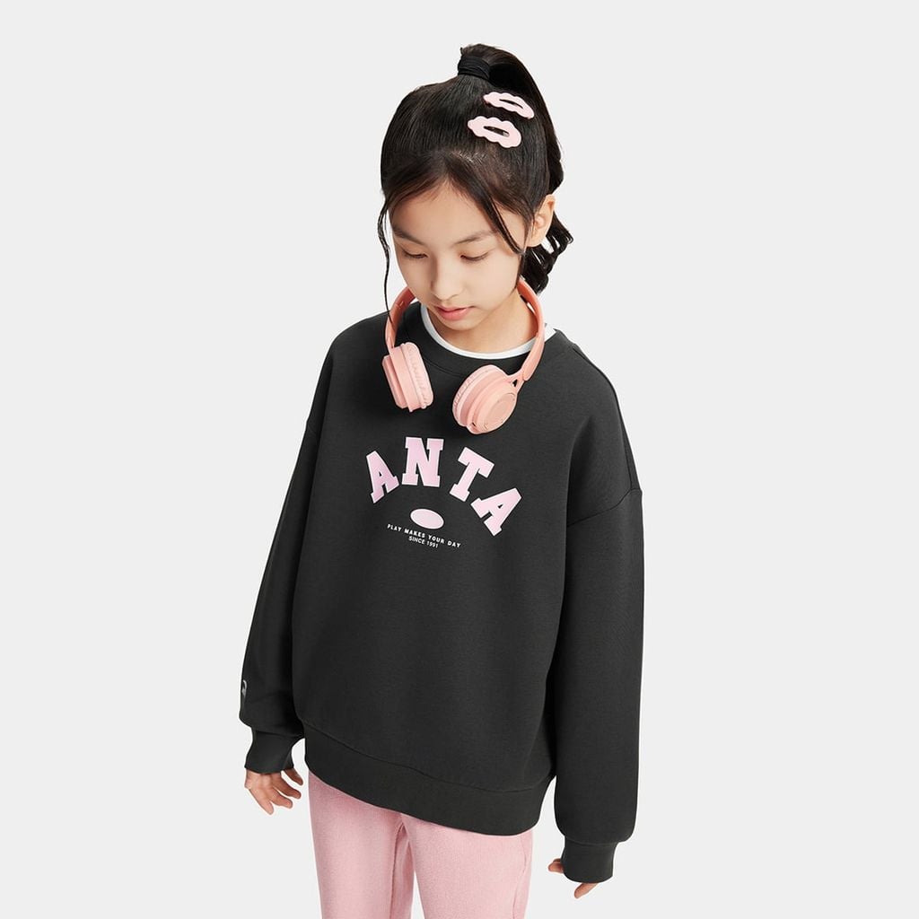 Áo Sweater Thời Trang Bé Gái Anta Kids A62537702-8