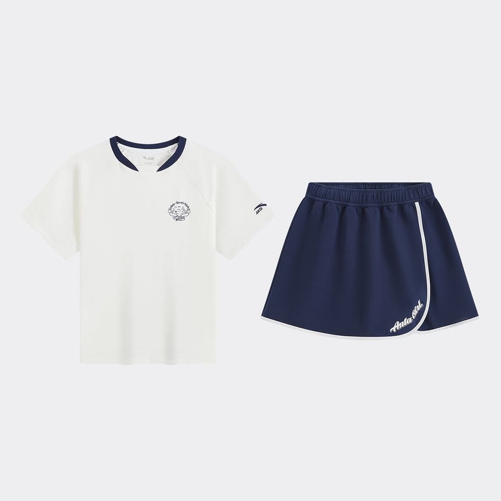 Bộ Quần Áo thể Thao Bé Gái Anta Kids A62627710-1