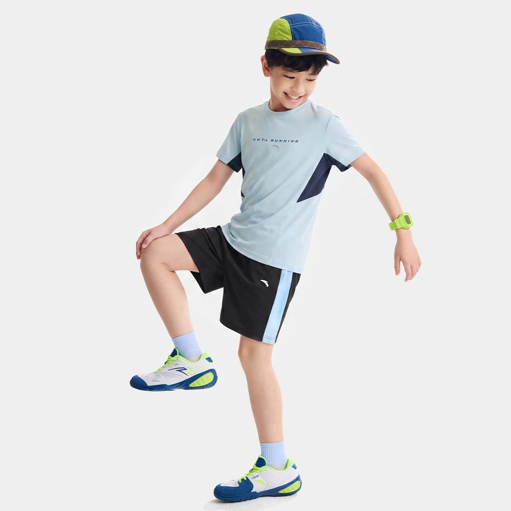 Áo Thun Ngắn Tay thể Thao Bé Trai Anta Kids A72625127-1