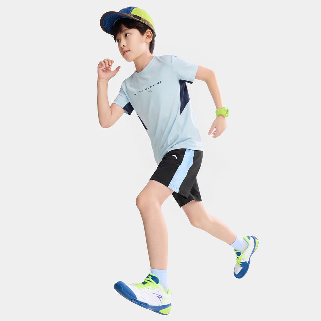 Áo Thun Ngắn Tay thể Thao Bé Trai Anta Kids A72625127-1