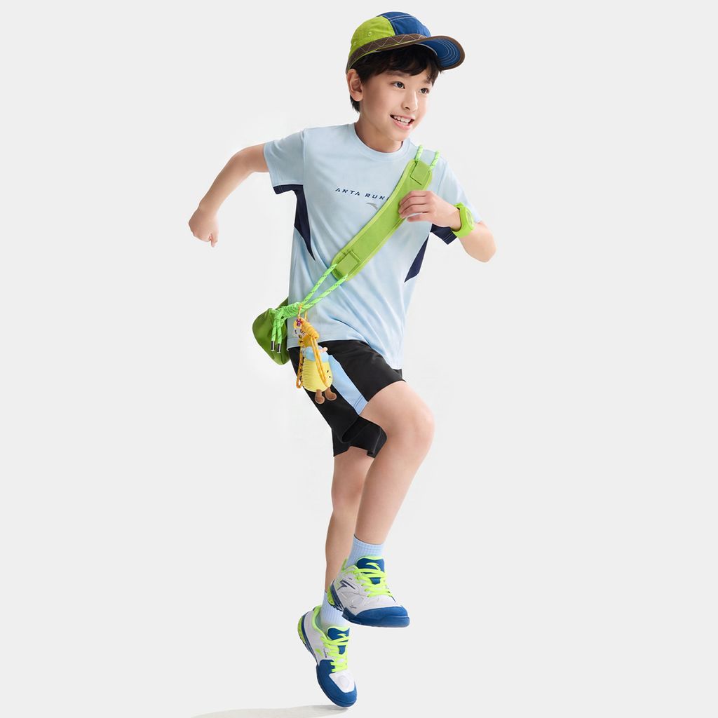Áo Thun Ngắn Tay thể Thao Bé Trai Anta Kids A72625127-1
