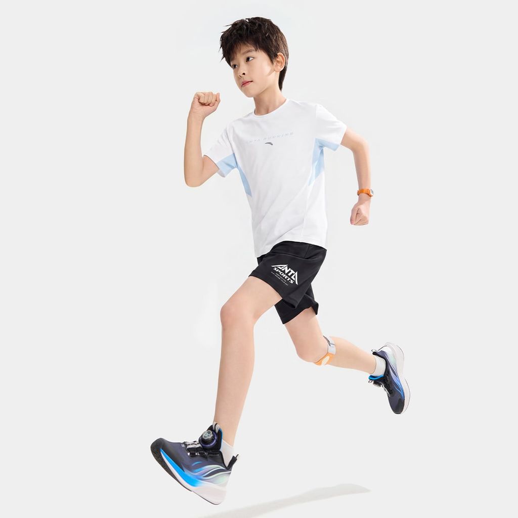 Áo Thun Ngắn Tay thể Thao Bé Trai Anta Kids A72625127-2