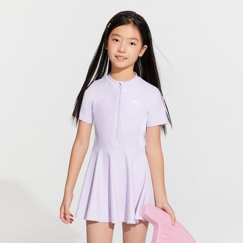 Váy Bơi Liền Thân Thể Thao Bé Gái Anta Kids A825332461-1