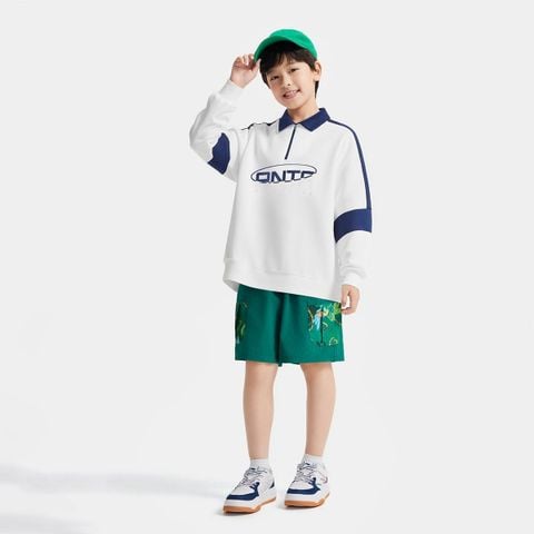 Áo Sweater Thể Thao Bé Trai Anta Kids 3525C7731-2