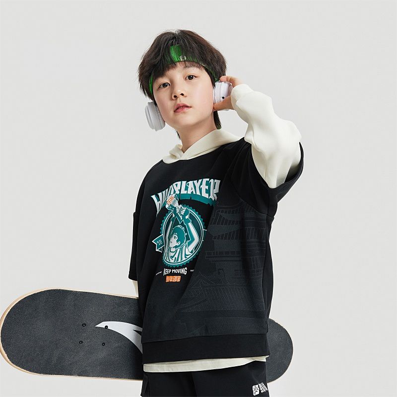 Áo Hoodie Thời Trang Bé Trai Anta Kids Wildplayer-2P 3524C8704