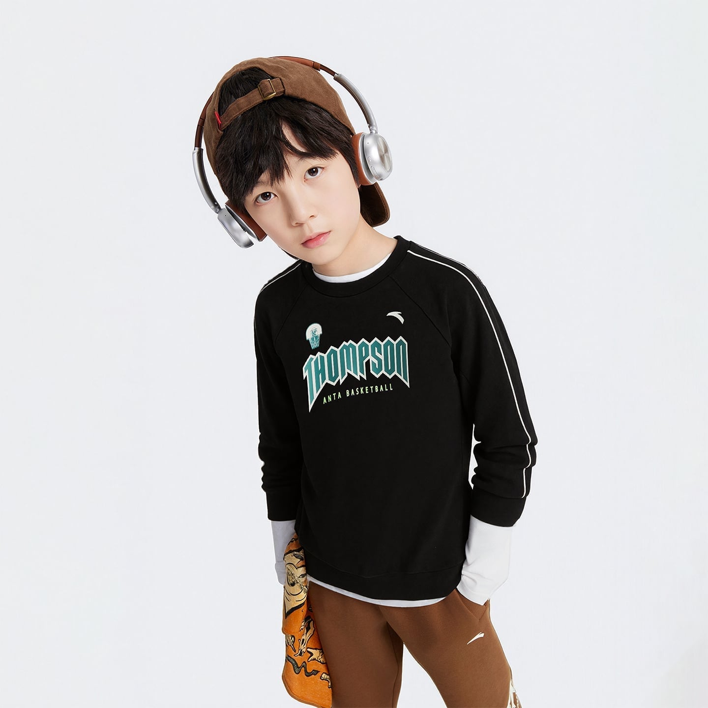 Áo Phông Dài Tay Bé Trai Anta Kids 3525D1706-3