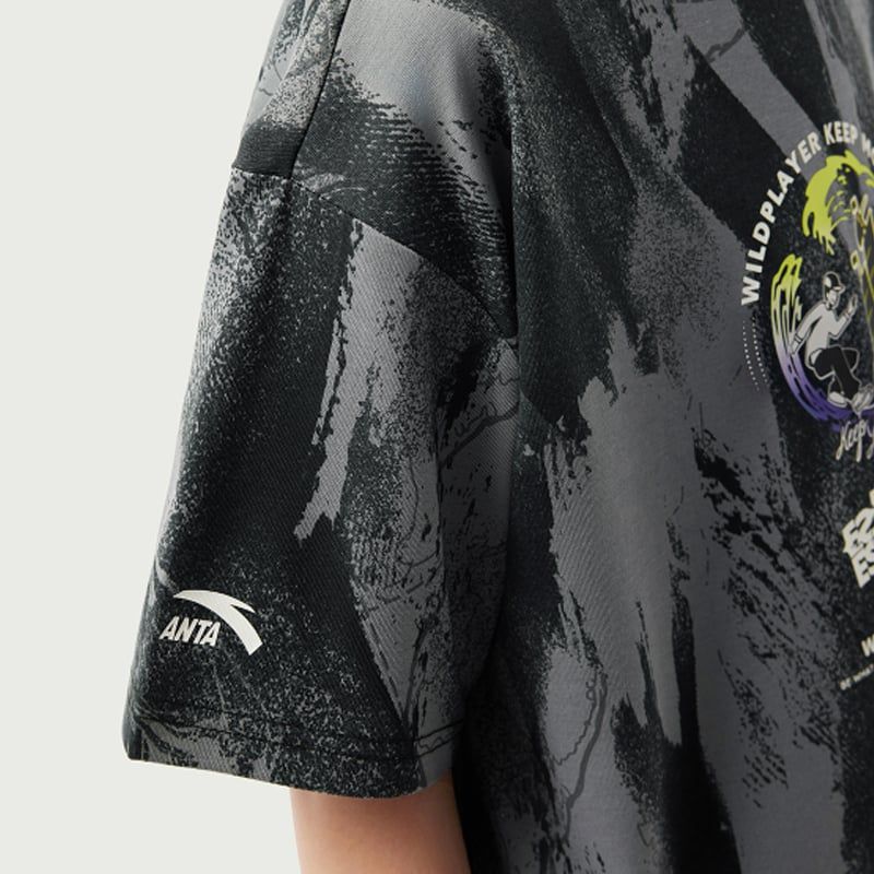 Áo Phông Ngắn Tay Bé Trai Anta Kids Wildplayer 3525B8103-3