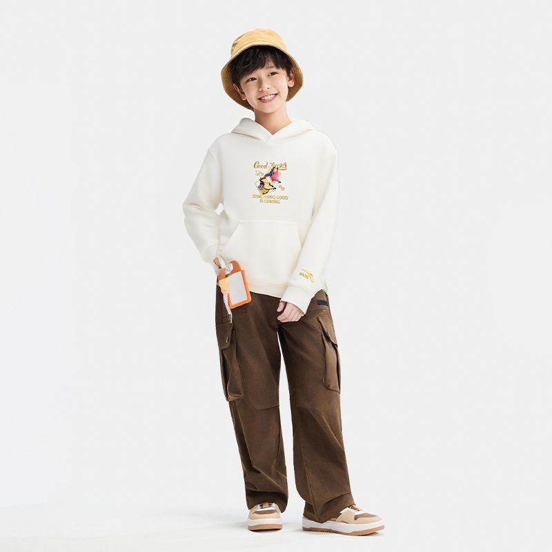 Áo Hoodie Thời Trang Bé Trai Anta Kids CNY 3526A8607-1